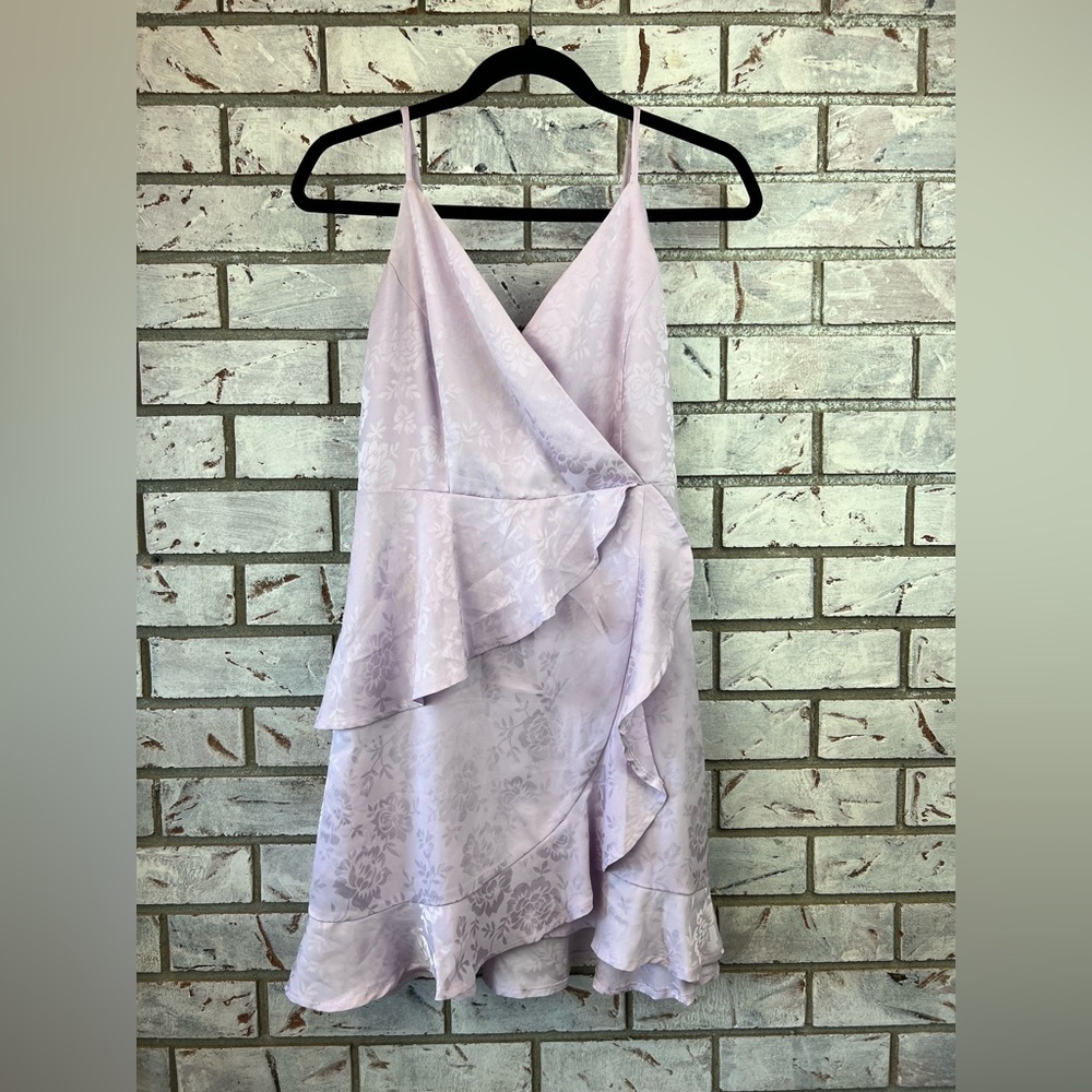 Altar’d State | Lilac Floral Mini with Ruffles